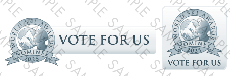 World Ski Awards Nominee Vote For Us buttons